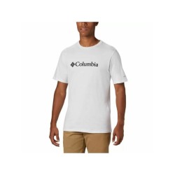 Спортивная футболка с коротким рукавом Columbia Basic Logo Белый