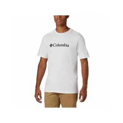 Футболка с коротким рукавом мужская Columbia Basic Logo Белый Мужской