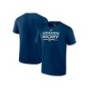 Men's Navy Seattle Kraken Authentic Pro Primary T-shirt