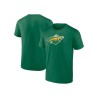 Men's Green Minnesota Wild Alternate Logo T-shirt