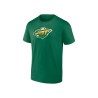 Men's Green Minnesota Wild Alternate Logo T-shirt