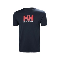 Футболка с коротким рукавом мужская LOGO Helly Hansen 33979 597 Тёмно Синий