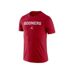 Men's Crimson Oklahoma Sooners Team Issue Velocity Performance T-shirt