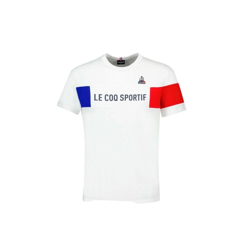 Футболка Le coq sportif TRI  SS №1 White