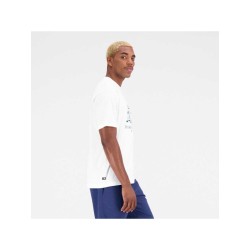 NEW BALANCE Essentials Cafe Grandpa Cotton short sleeve T-shirt