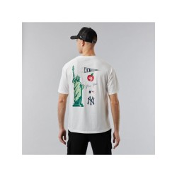 Футболка с коротким рукавом мужская New Era New York Yankees MLB City Graphic Oversized