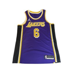 Nike Jordan Nba Swingman Jersey Lebron James La Lakers Statement Edition 6