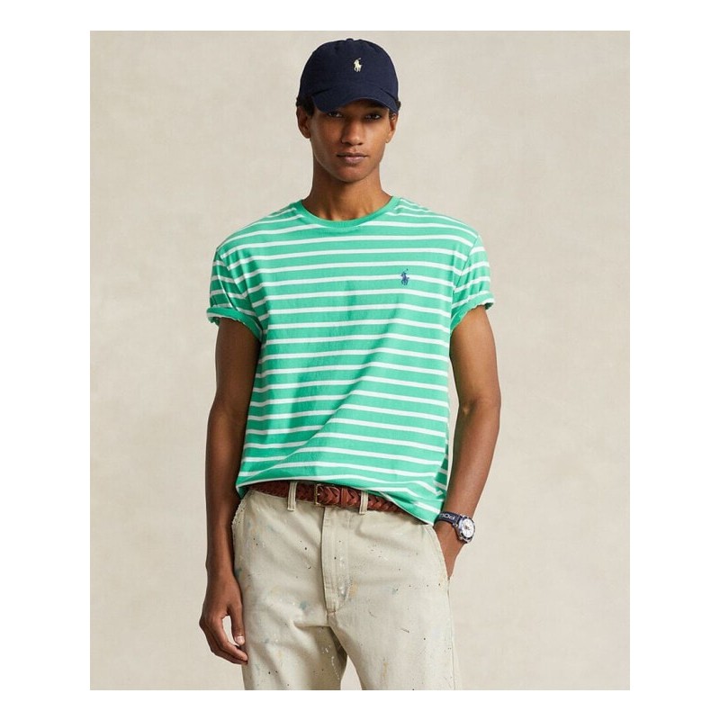 Men's Classic-Fit Striped Jersey T-Shirt