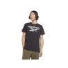 Футболка с коротким рукавом мужская Reebok BIG LOGO TEE HD4222 Чёрный