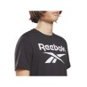 Футболка с коротким рукавом мужская Reebok BIG LOGO TEE HD4222 Чёрный