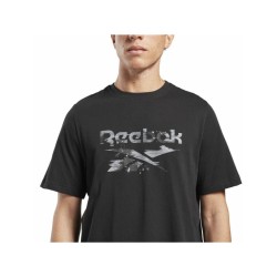 Футболка с коротким рукавом мужская Reebok Indentity Modern Camo Чёрный Камуфляж