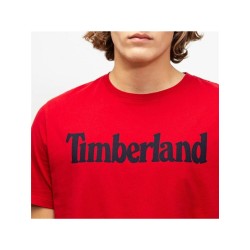 Футболка с коротким рукавом мужская Timberland Kennebec Linear Красный