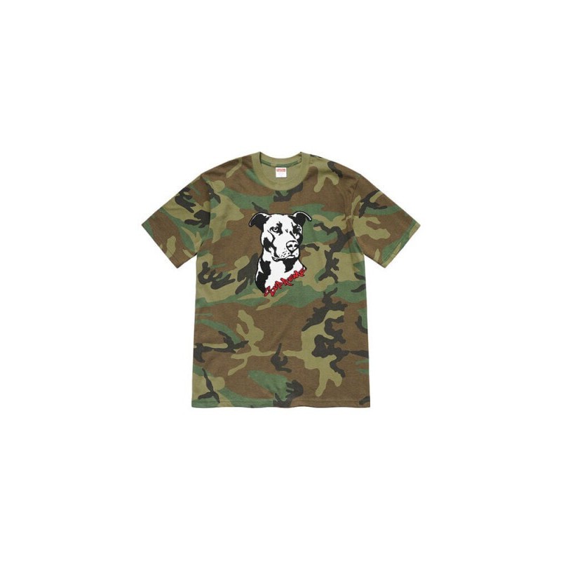 Футболка Supreme Week 18 Pitbull Tee T SUP-SS20-744