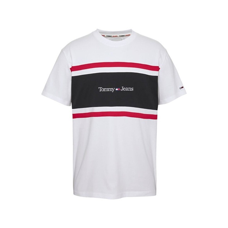 TOMMY JEANS Classic Linear Cut & Sew short sleeve T-shirt