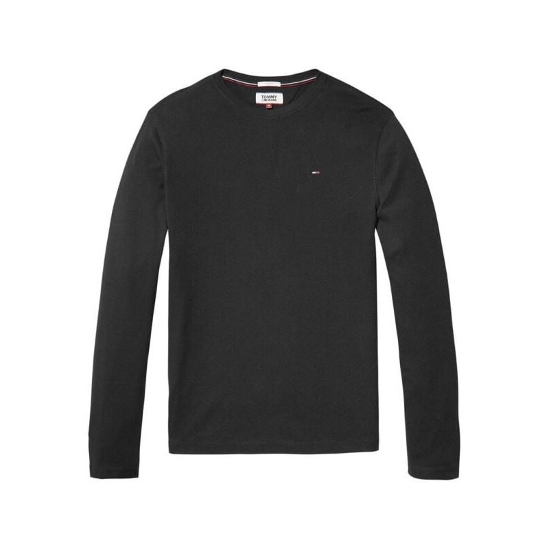 TOMMY JEANS Original Ribbed Organic Cotton long sleeve T-shirt