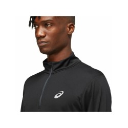 Футболка с длинным рукавом мужская Asics Core 1/2 Чёрный С застежкой-молнией