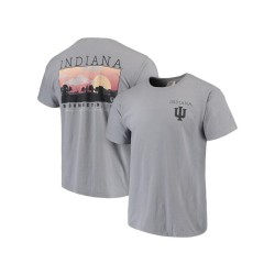 Men's Gray Indiana Hoosiers Comfort Colors Campus Scenery T-shirt