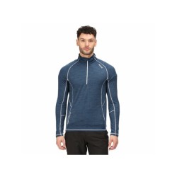 Футболка с длинным рукавом мужская Regatta Yonder Half-Zip Темно-синий