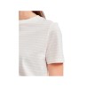 SELECTED My Perfect Box Cut-Stripe short sleeve T-shirt