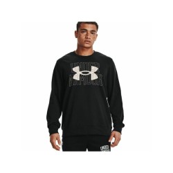 Футболка с длинным рукавом мужская Under Armour Logo Crew Чёрный