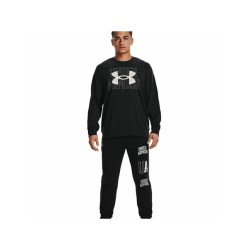 Футболка с длинным рукавом мужская Under Armour Logo Crew Чёрный