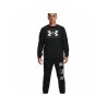 Футболка с длинным рукавом мужская Under Armour Logo Crew Чёрный