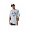 Футболка с коротким рукавом мужская New Era MLB Arch Graphic New York Yankees Светло-серый