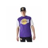 Футболка с коротким рукавом мужская New Era NBA Colour Insert LA Lakers Фиолетовый