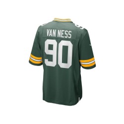 Men's Lukas Van Ness Green Green Bay Packers 2023 NFL Draft First Round Pick Game Jersey