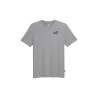 Puma Essentials No1 Logo Crew Neck Short Sleeve T-Shirt Mens Grey Casual Tops 67