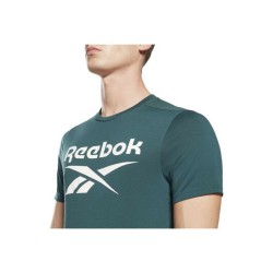 Футболка с коротким рукавом мужская Reebok Workout Ready Supremium Циановый