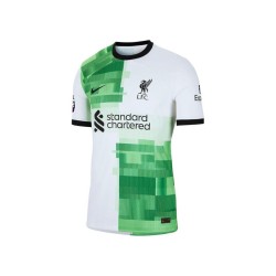 Men's Mohamed Salah White Liverpool 2023/24 Away Authentic Player Jersey