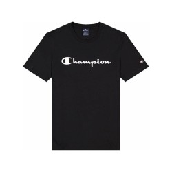 Футболка с коротким рукавом мужская Champion Crewneck Чёрный