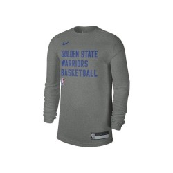 Men's and Women's Heather Gray Golden State Warriors 2023 Legend On-Court Practice long sleeve