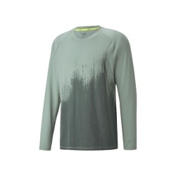 Футболка Puma Studio Graphic Crew Neck Green Casual