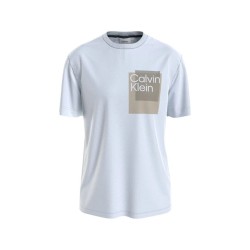 CALVIN KLEIN Overlay Box Logo short sleeve T-shirt